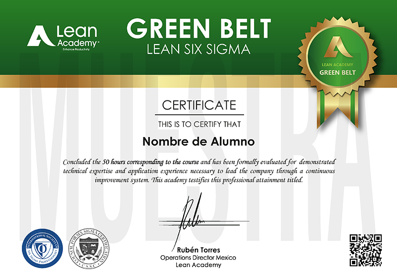 Green Belt - Lean Six Sigma